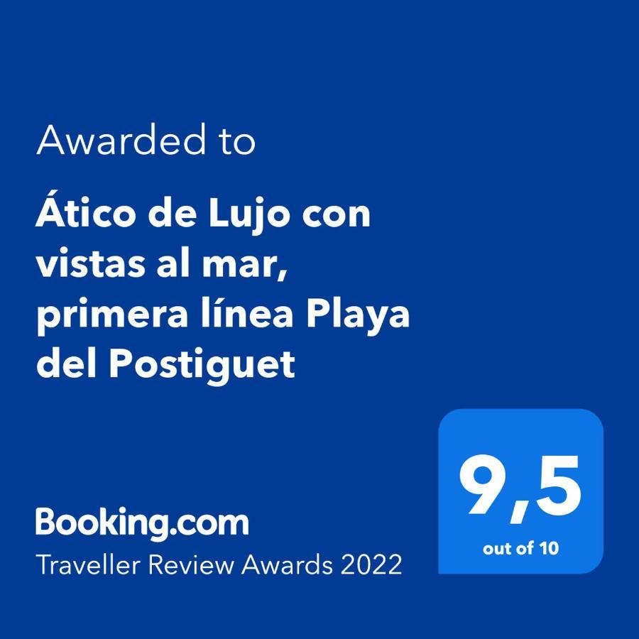 Atico De Lujo Con Vistas Al Mar, Primera Linea Playa Del Postiguet لقنت المظهر الخارجي الصورة